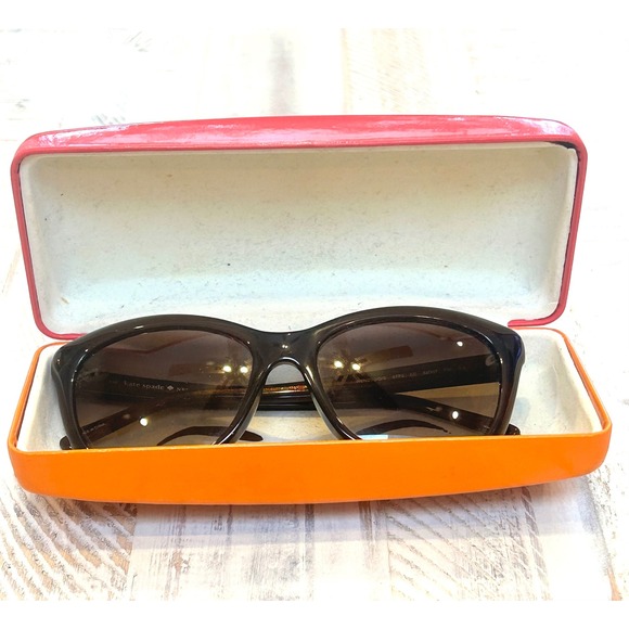 Kate Spade Wendy 2/O/S Sunglasses Tortoise Brown Cat Eye 53-17-135 with Case - Picture 7 of 7